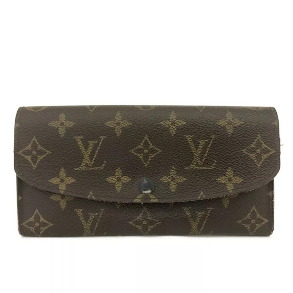 Authentic Louis Vuitton Monogram Emily Long Bifold Wallet Purse “Pretty Blue” - Picture 9 of 9